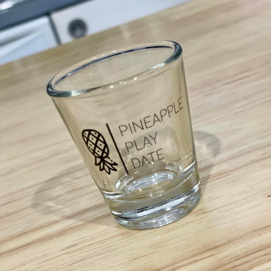 Pineapple Play Date Shot Glass - Pair